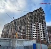 Ход строительства дома Позиция 1.2 в ЖК Октябрь парк -