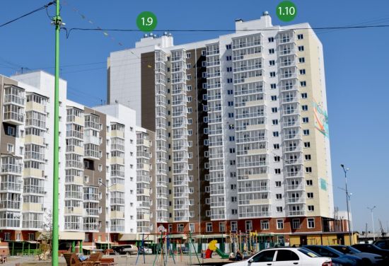 Дом секция 1-9 в ЖК Эволюция