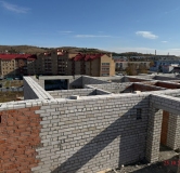 Ход строительства дома 2/3, секция Б в ЖК Микрорайон №9 -