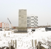 Ход строительства дома 3Е в ЖК Новобережье -