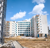 Ход строительства дома 1 в ЖК Новиль -