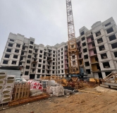 Ход строительства дома № 1Б поз.1 в ЖК По ул. Фучика -