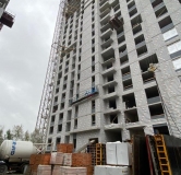 Ход строительства дома 2 в ЖК River Park -