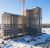 Ход строительства дома № 1 (1713) в ЖК Сибирский -