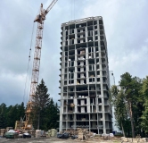 Ход строительства дома 1 в ЖК Лес -
