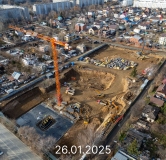 Ход строительства дома 1 в ЖК По ул. Гризодубовой -