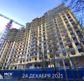 Ход строительства дома Литер 2 в ЖК Грин Парк -