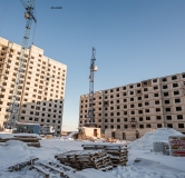 Ход строительства дома 1.3.1, секции Д,Е,Ж в ЖК Новая Дема -