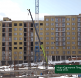 Ход строительства дома № 1.3 в ЖК Плодово-Ягодный -