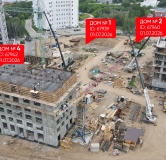 Ход строительства дома 3 в ЖК Союз Приорити МАХ -