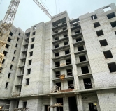 Ход строительства дома 17 в ЖК Ометьевский Парк -