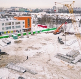 Ход строительства дома 1 в ЖК Речной квартал -