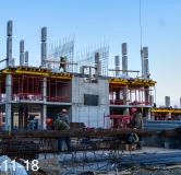 Ход строительства дома А1.1-2 в ЖК Новиль -