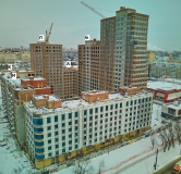 Ход строительства дома 1, секции А,Б,И,К,Л в ЖК Голос Кашириных -