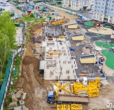 Ход строительства дома № 2, корпус 21 в ЖК Горизонт -