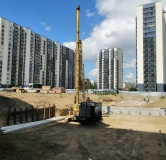 Ход строительства дома 12.1 в ЖК Квартал на Игарской -