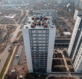 Ход строительства дома 3 в ЖК Белый квартал на Свободном -