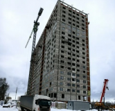 Ход строительства дома блок А в ЖК Лазурный -