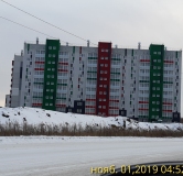 Ход строительства дома 2 в ЖК Вишневая Горка -