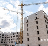 Ход строительства дома 2.4 в ЖК Кантри -