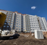 Ход строительства дома литера 1 в ЖК Атмосфера -