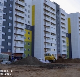 Ход строительства дома 1 в ЖК Экопарк Лесная гавань -