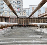 Ход строительства дома 9-11, литер А в Клубный дом Визионер -