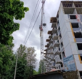 Ход строительства дома 5 в ЖК Уют -