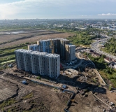 Ход строительства дома 1 в ЖК Самоцветы Бирюза -