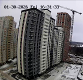 Ход строительства дома секция А,Б, 1 этап в ЖК Красочный квартал Цвет -