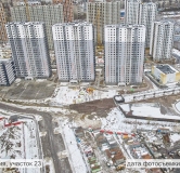 Ход строительства дома корпус 23.2 в ЖК Цивилизация -
