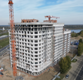 Ход строительства дома № 6.1 в ЖК Подкова на Волге -