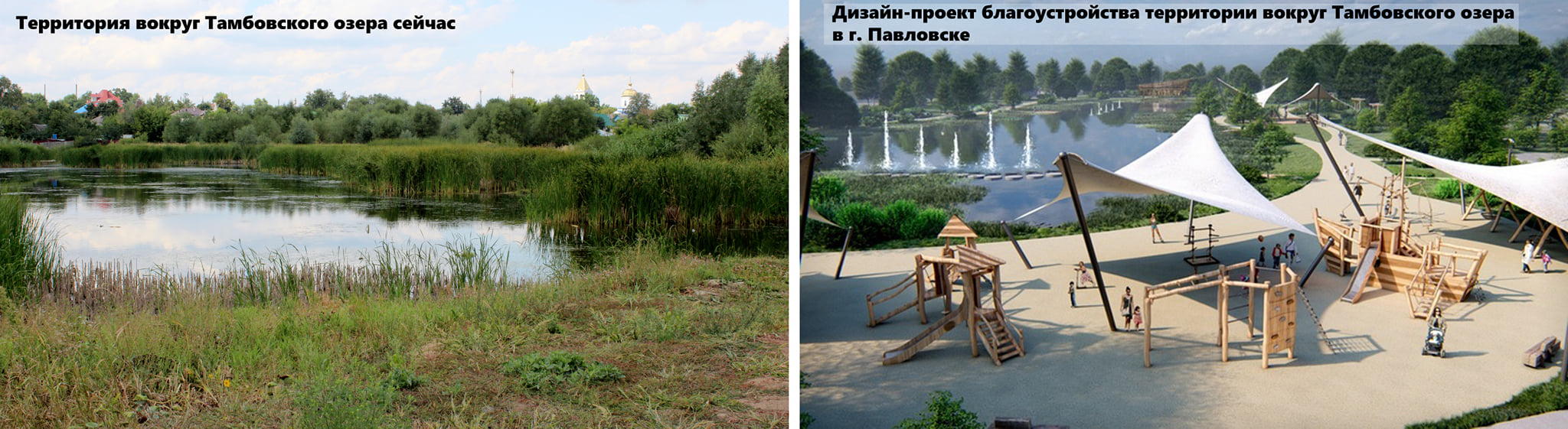Подрядчик начал благоустраивать «Перламутровое озеро» в Павловске - фото 1