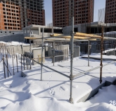 Ход строительства дома 1 в ЖК Никс Про на Лесопарковой -