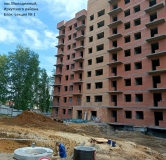 Ход строительства дома 1 в ЖК Спутник -