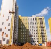 Ход строительства дома 1.3.1, секции А,Б,В в ЖК Новая Дема -