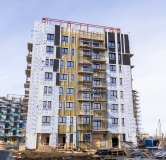 Ход строительства дома Корпус 4, 1 этап в ЖК Соседи -