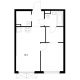 1 комнатная квартира 38,2 м² в ЖК Савин парк, дом корпус 10 - планировка