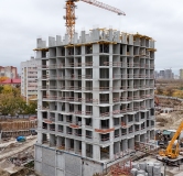 Ход строительства дома № 42, корпус 1 в ЖК Страна.Прибрежная -