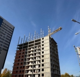 Ход строительства дома блок Б в ЖК Родники -