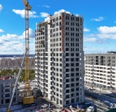 Ход строительства дома № 2, корпус 1, этап 3.1 в ЖК Скандиа. Квартал в Комарово Парк -