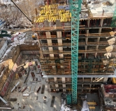 Ход строительства дома секция 5 в ЖК Расцветай на Красном -