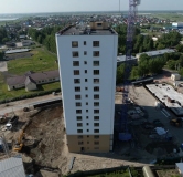 Ход строительства дома 1, 1 этап в ЖК Новый Парк -
