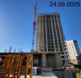 Ход строительства дома 2 в ЖК Wellart City -