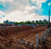 Ход строительства дома 10 в ЖК Ежевика -