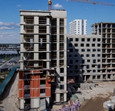Ход строительства дома 10, корпус 3 в ЖК Остров-сад -