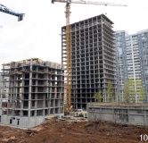 Ход строительства дома 1 в ЖК Урбан Тау -