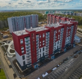Ход строительства дома 48 в ЖК Вишневая Горка -