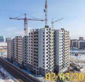 Ход строительства дома 12, 1 этап в Микрорайон Нанжуль-Солнечный -