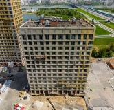 Ход строительства дома 2 в ЖК Горская Лагуна -